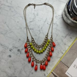 Women's Statement Gold Metallic Rope Necklace